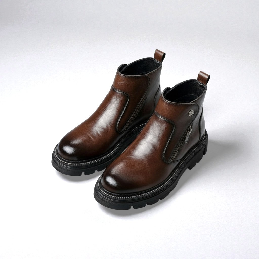 Langford Leather Ankle Boots - Jack Hafford