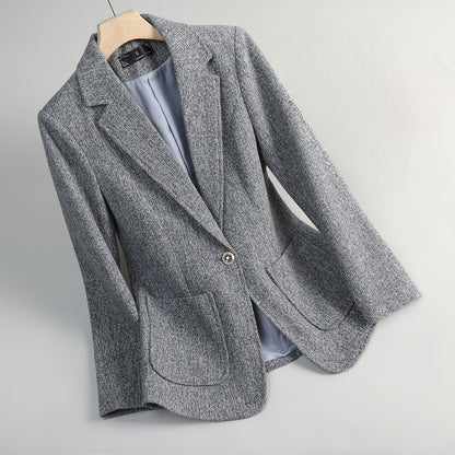 Harriet One-Button Blazer
