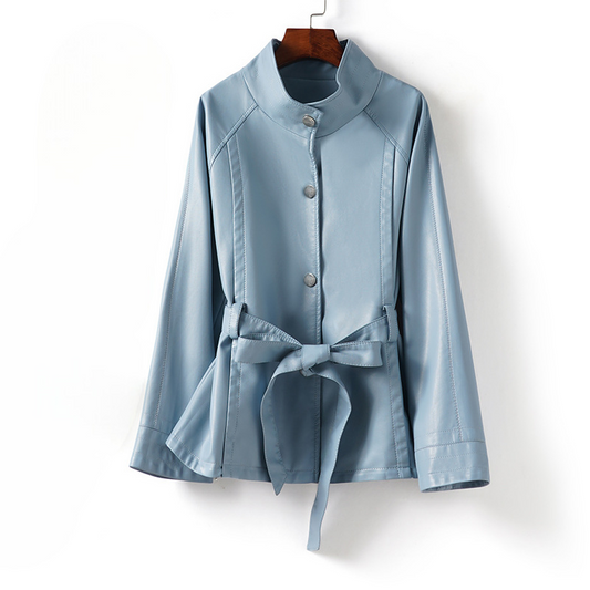 Cindy Sheepskin Leather Jacket