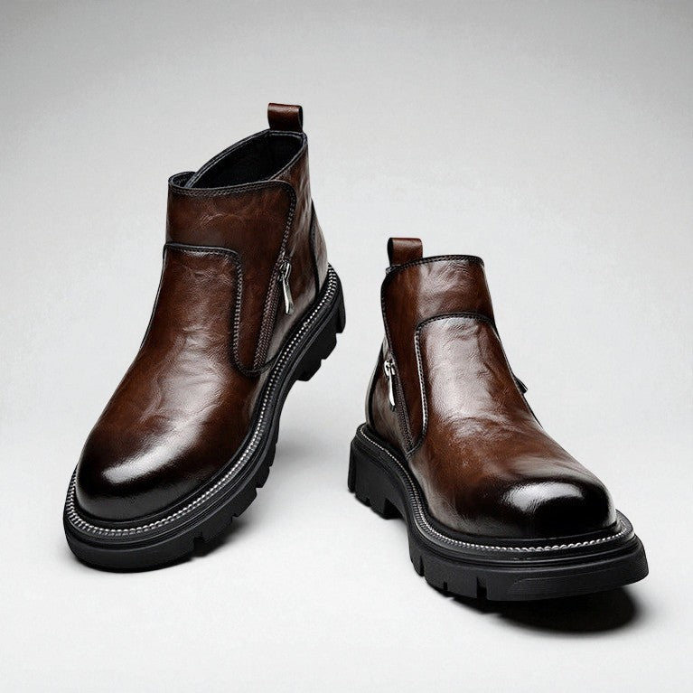 Langford Leather Ankle Boots - Jack Hafford