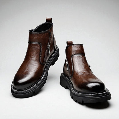 Langford Leather Ankle Boots - Jack Hafford