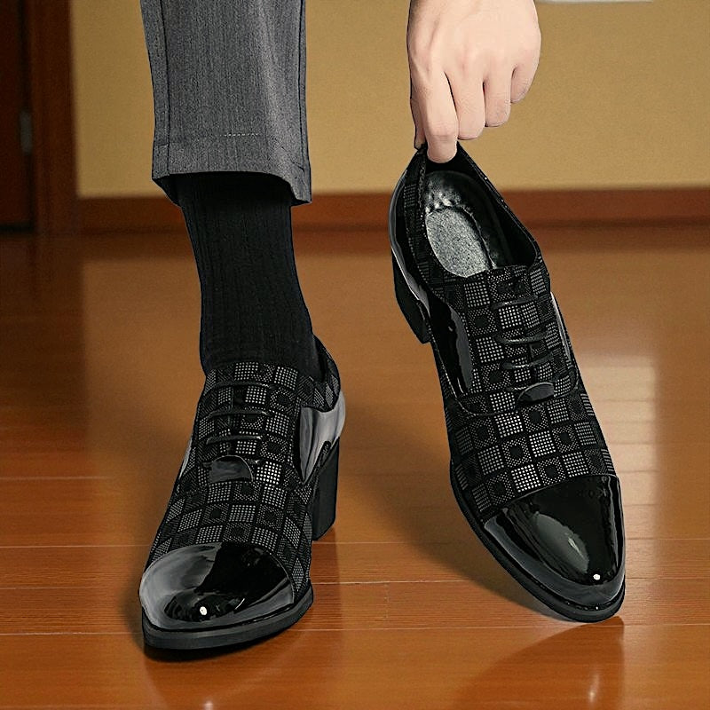 Arlen Varo Lifted-Heel Oxfords - Jack Hafford