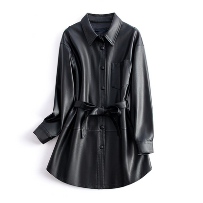 Amanda Sheepskin Leather Jacket