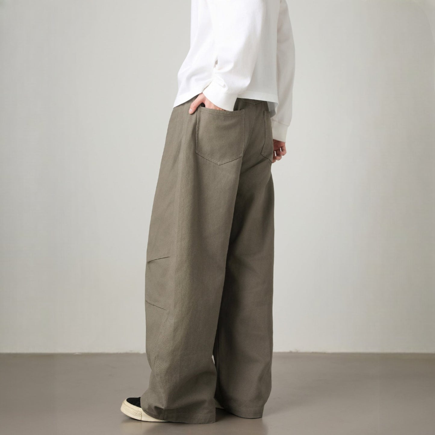 Arne Wide Leg Cotton Pants - Jack Hafford