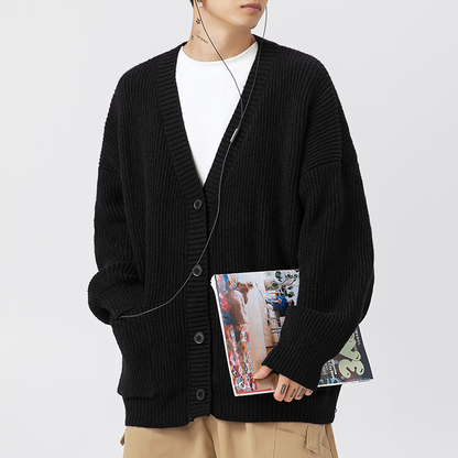 Lo-Fi Oversized Knit Cardigan