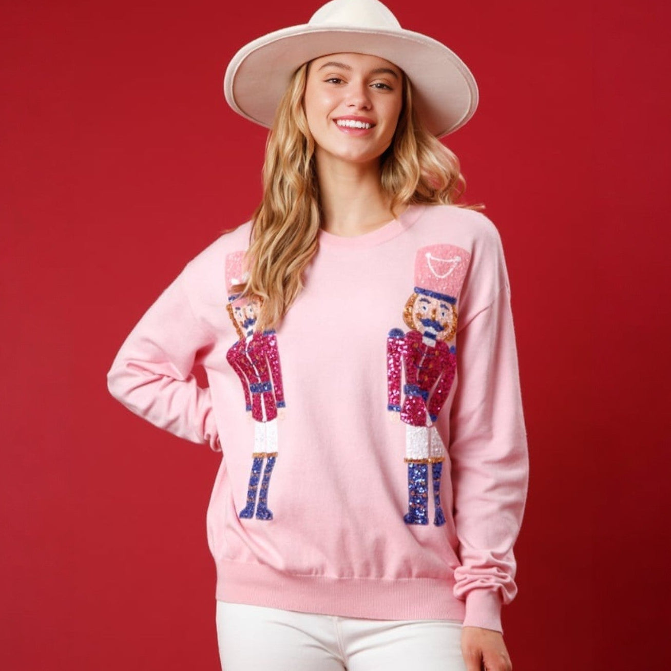 Shimmer Nutcracker Ugly Christmas Sweater