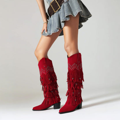 Willow Suede Mid-Calf Boots - Jack Hafford