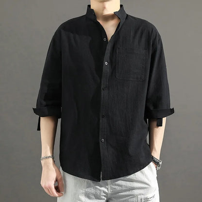 Wesley Linen Blend Shirt - Jack Hafford