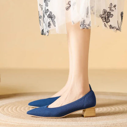 Coralia Low Heel Pumps - Jack Hafford