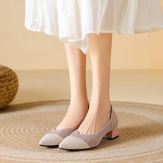 Savina Block Heel Pumps - Jack Hafford