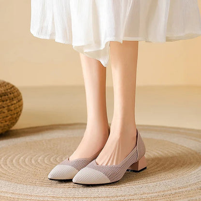 Savina Block Heel Pumps - Jack Hafford