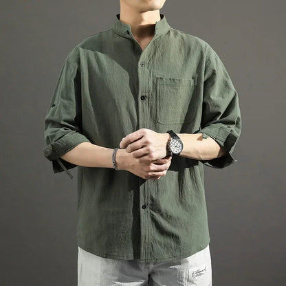 Wesley Linen Blend Shirt - Jack Hafford