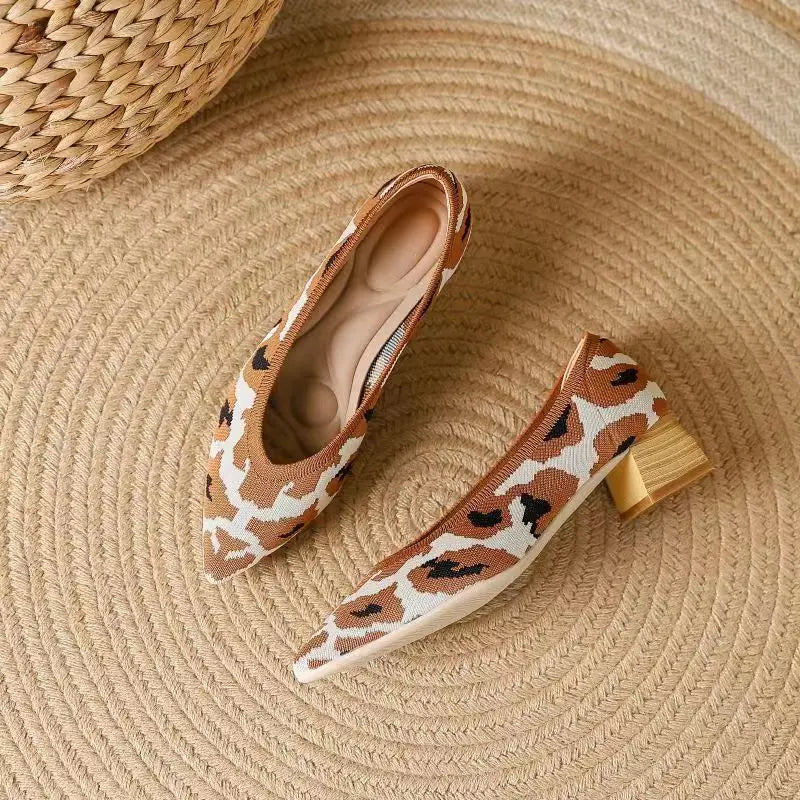 Coralia Low Heel Pumps - Jack Hafford