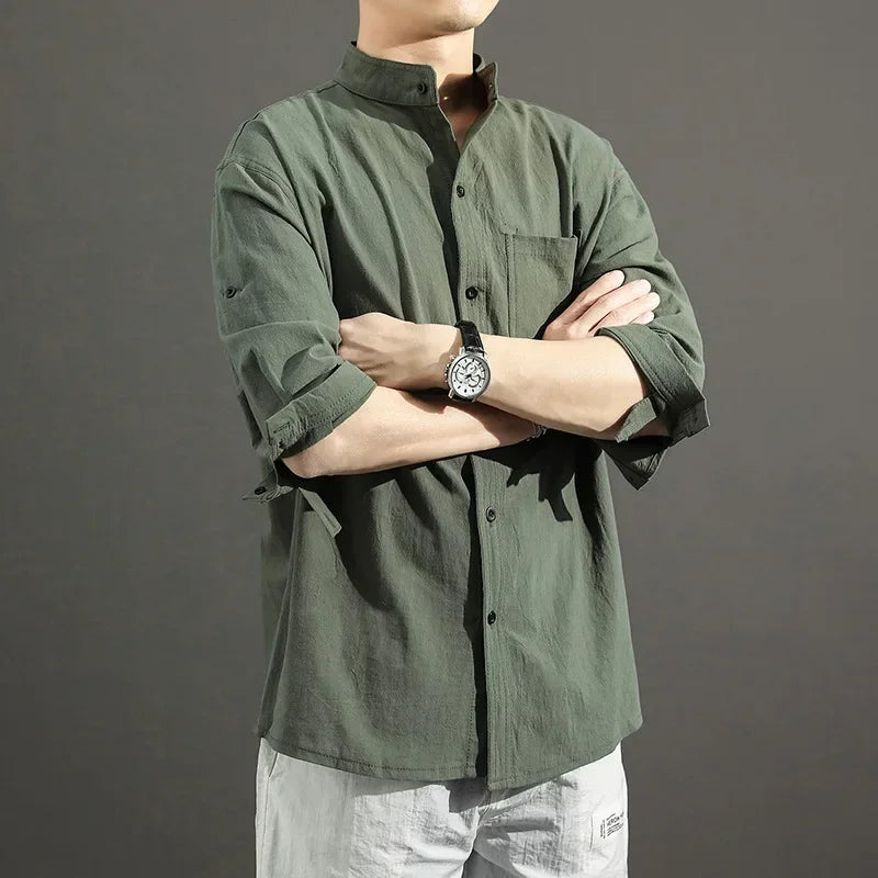 Wesley Linen Blend Shirt - Jack Hafford