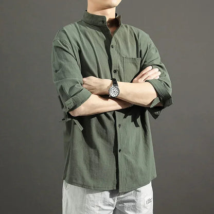 Wesley Linen Blend Shirt - Jack Hafford