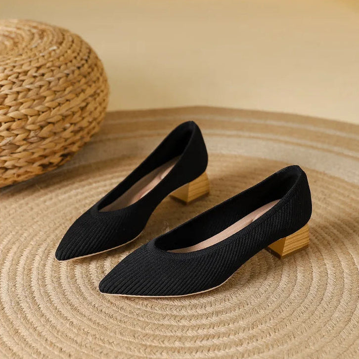 Coralia Low Heel Pumps - Jack Hafford