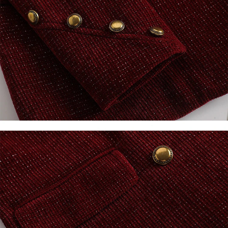 Cheri Corduroy Two-Piece Suit