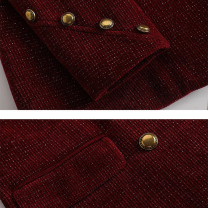 Cheri Corduroy Two-Piece Suit