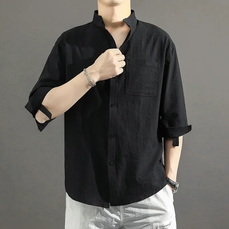 Wesley Linen Blend Shirt - Jack Hafford