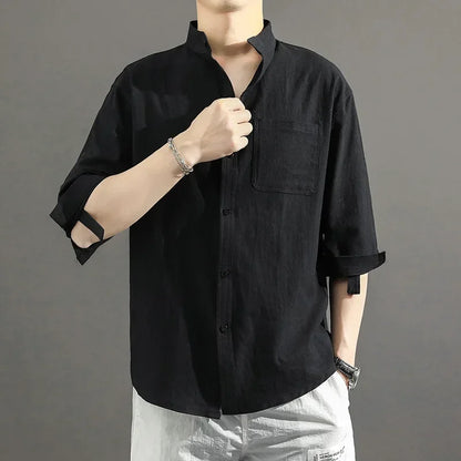 Wesley Linen Blend Shirt - Jack Hafford