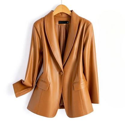 Delinda Leather Blazer - Jack Hafford
