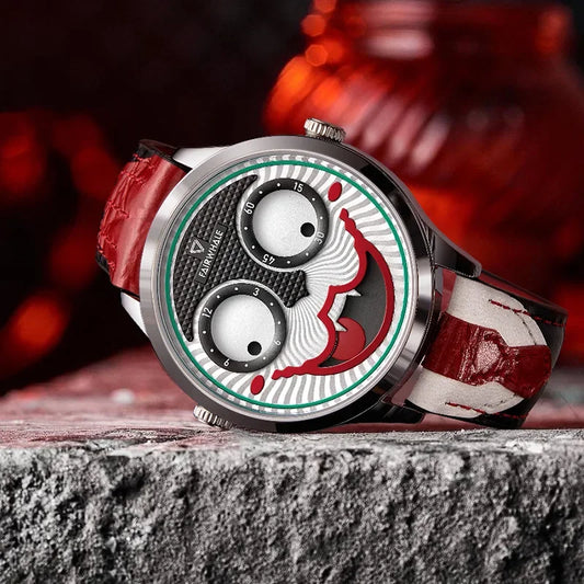 Twisted Grin Leather Watch