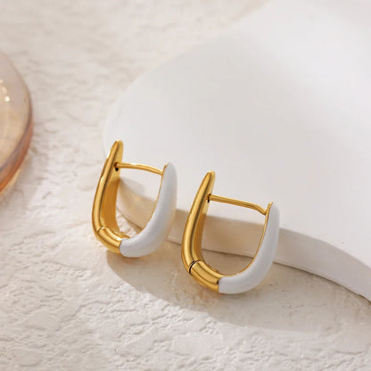24.99 - 49.99 - 7.00, Make AI picture of model with the earring like Clara Glaze Hoop Earrings - Jack Hafford