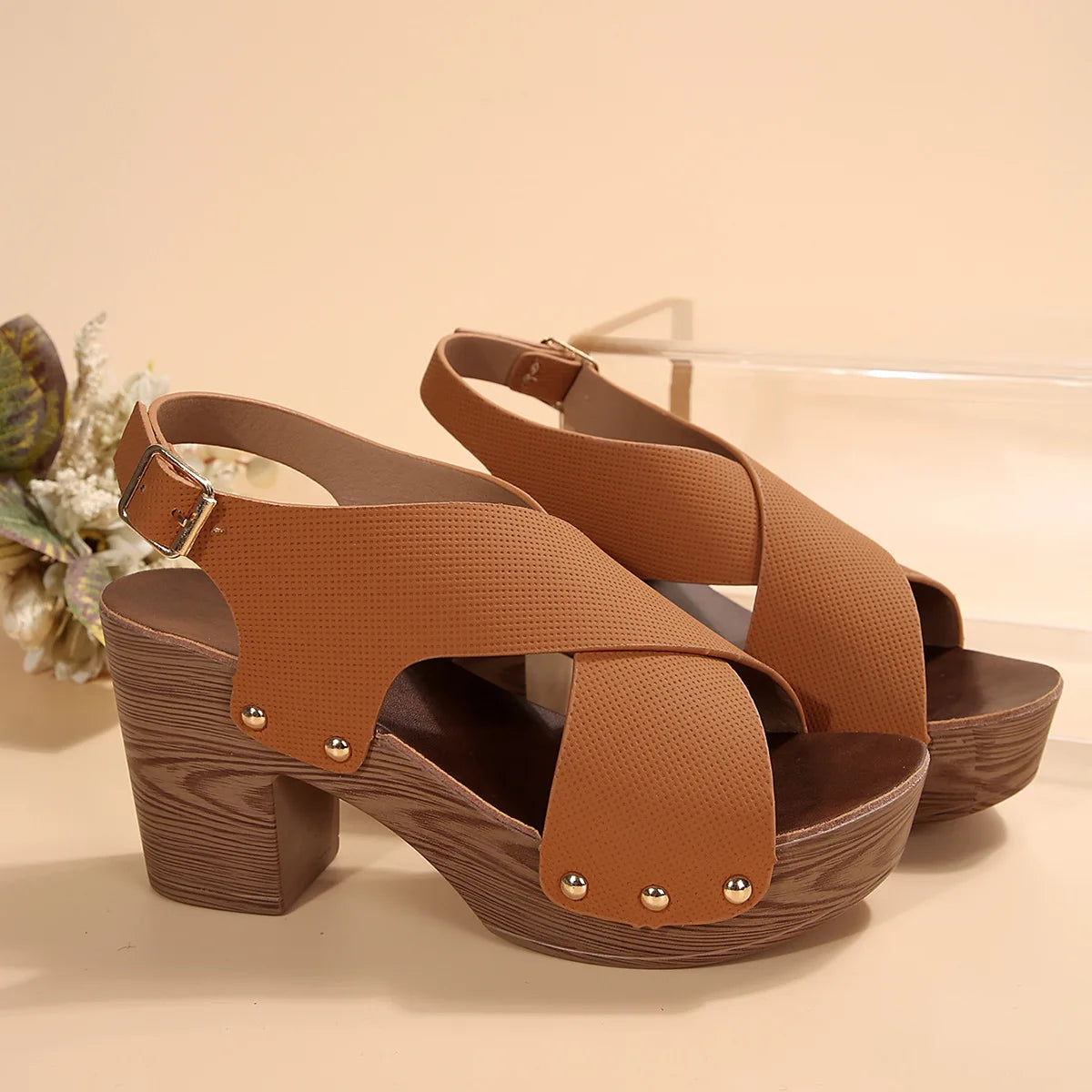Milena Block Heel Sandal - Jack Hafford
