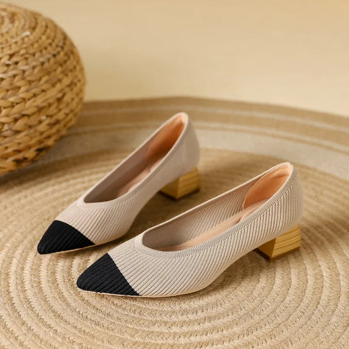 Coralia Low Heel Pumps - Jack Hafford