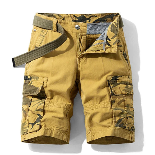 New Summer Men Cotton Cargo Shorts Men Fashion Breeche Bermuda Beach Jogger Shorts Men Tactical Casual Shorts Male Dropshipping - Jack Hafford
