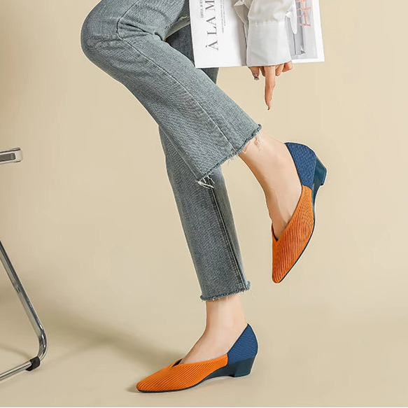 Wonderland Colorblock Pumps - Jack Hafford