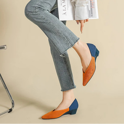 Wonderland Colorblock Pumps - Jack Hafford
