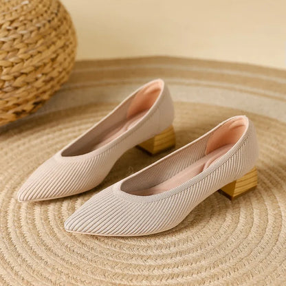 Coralia Low Heel Pumps - Jack Hafford