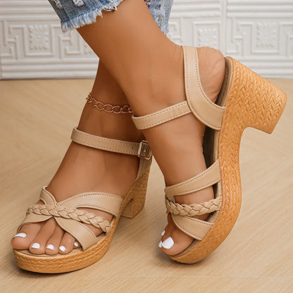 Giovanna Block Heel Sandal - Jack Hafford