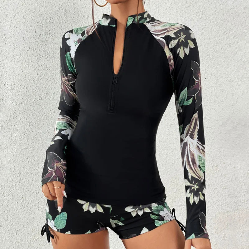 Petalune Two-Piece Rashguard Swimsuit - Jack Hafford