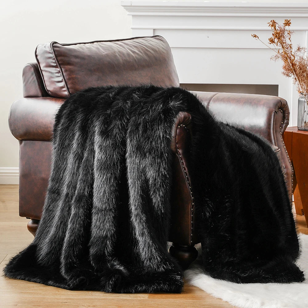 Essenza Fur Throw Blanket