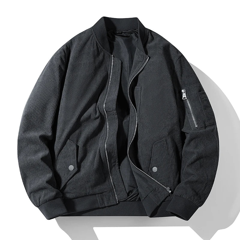 Dylan Corduroy Bomber Jacket - Jack Hafford