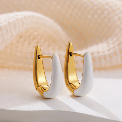 24.99 - 49.99 - 7.00, Make AI picture of model with the earring like Clara Glaze Hoop Earrings - Jack Hafford