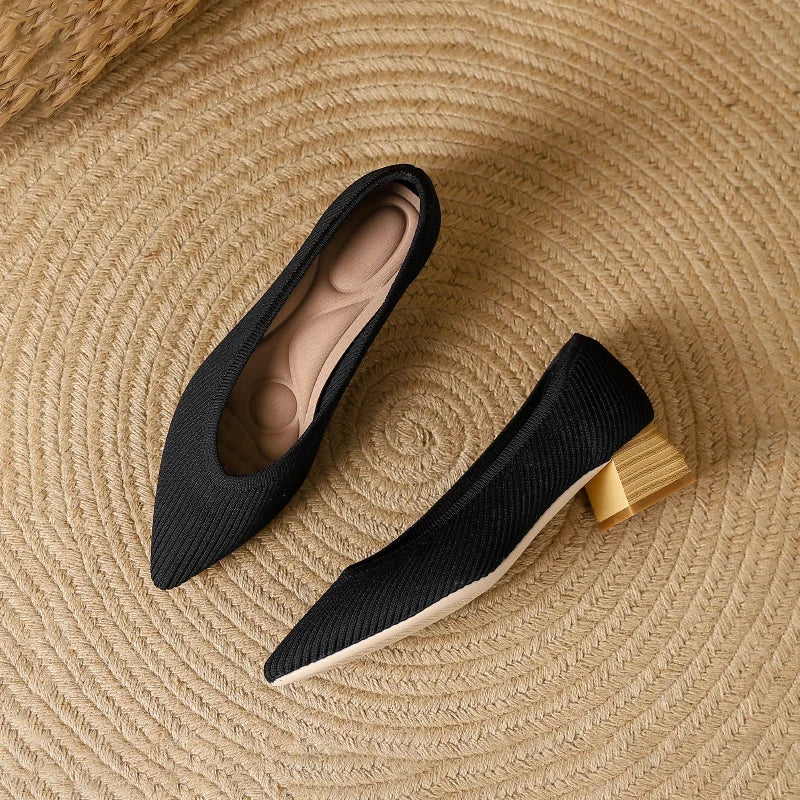 Coralia Low Heel Pumps - Jack Hafford
