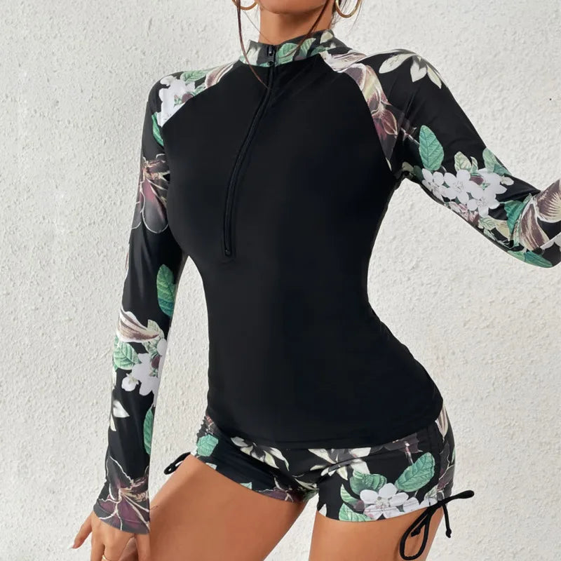 Petalune Two-Piece Rashguard Swimsuit - Jack Hafford