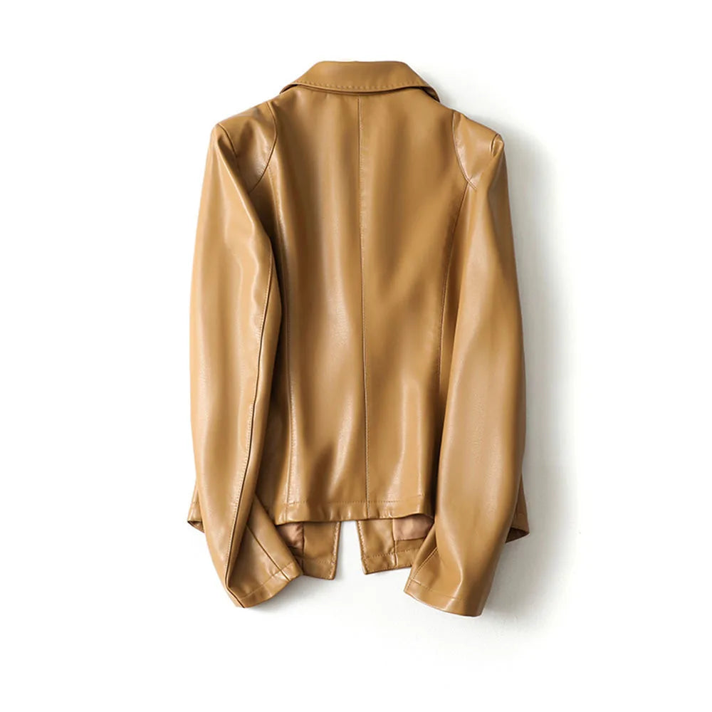 Vera Lambskin Leather Blazer - Jack Hafford