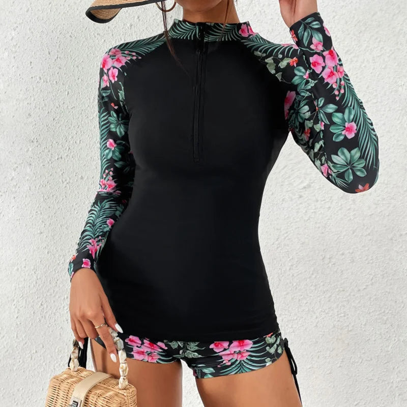 Petalune Two-Piece Rashguard Swimsuit - Jack Hafford