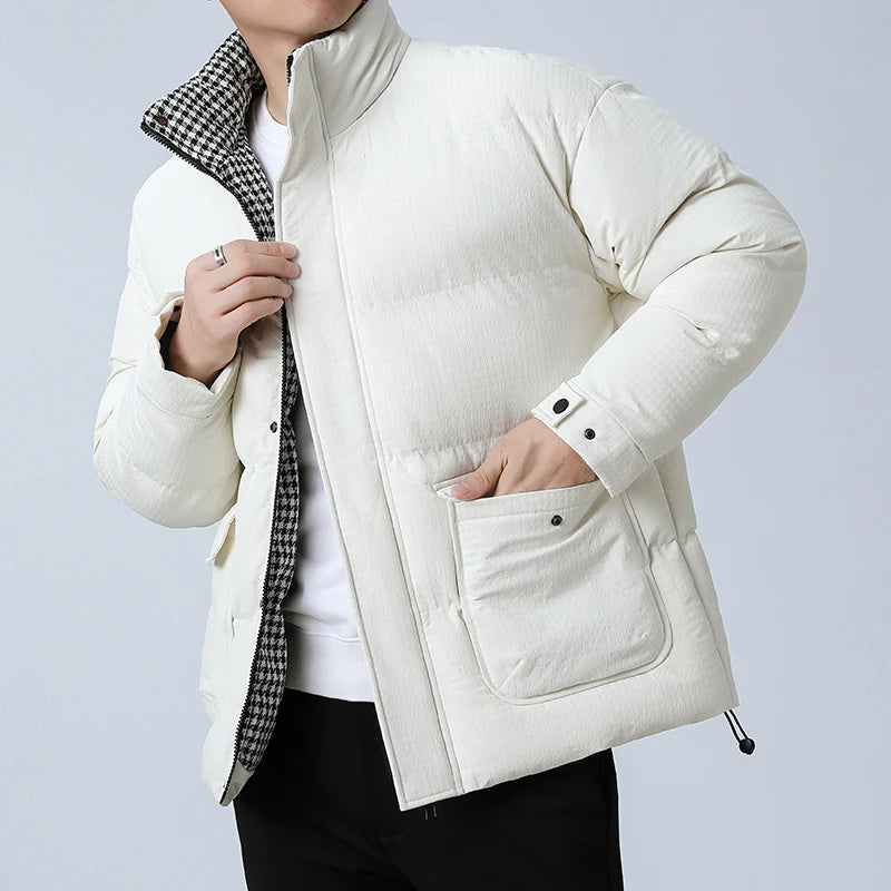 Lorenzo Grid Puffer Jacket