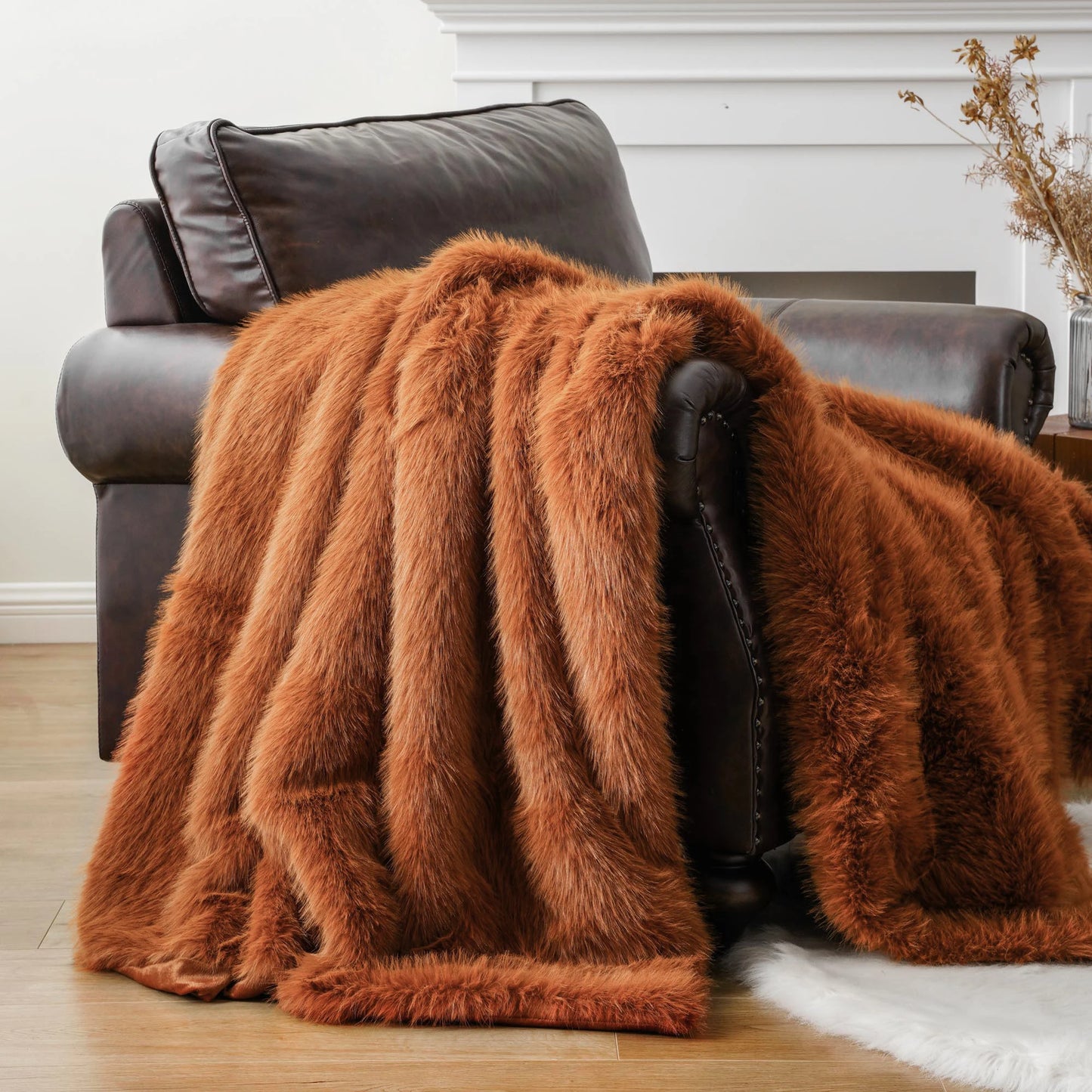 Essenza Fur Throw Blanket