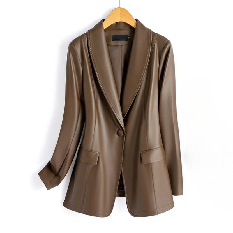 Delinda Leather Blazer - Jack Hafford