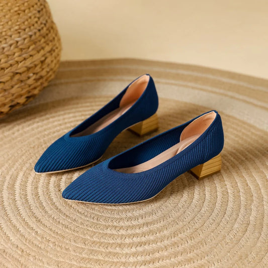 Coralia Low Heel Pumps - Jack Hafford