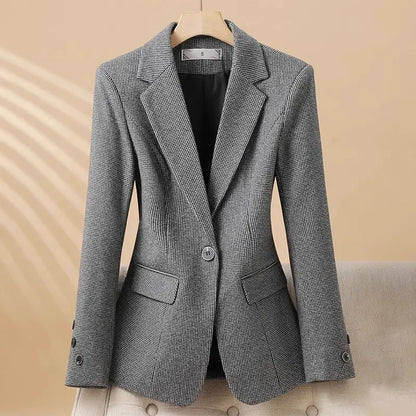 Sabrina One-Button Blazer - Jack Hafford
