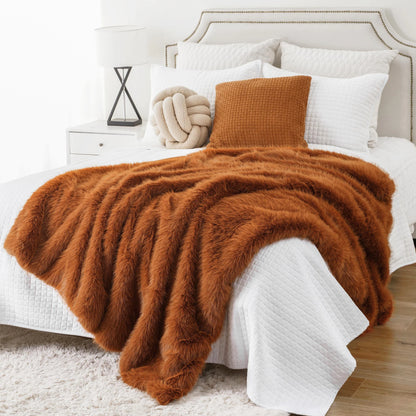 Essenza Fur Throw Blanket