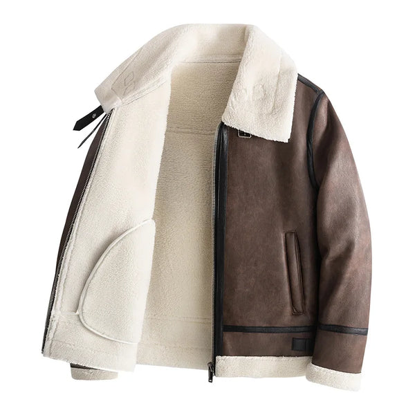 ジャケット・アウター theredthread fake leather jacket brown Faux Leather Jacket Women Brown Pleather Bomber Jacket Oversized