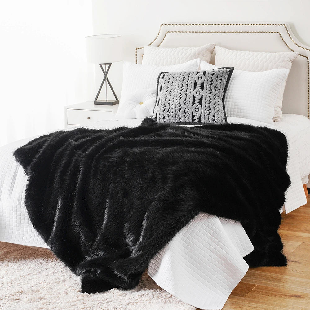 Essenza Fur Throw Blanket